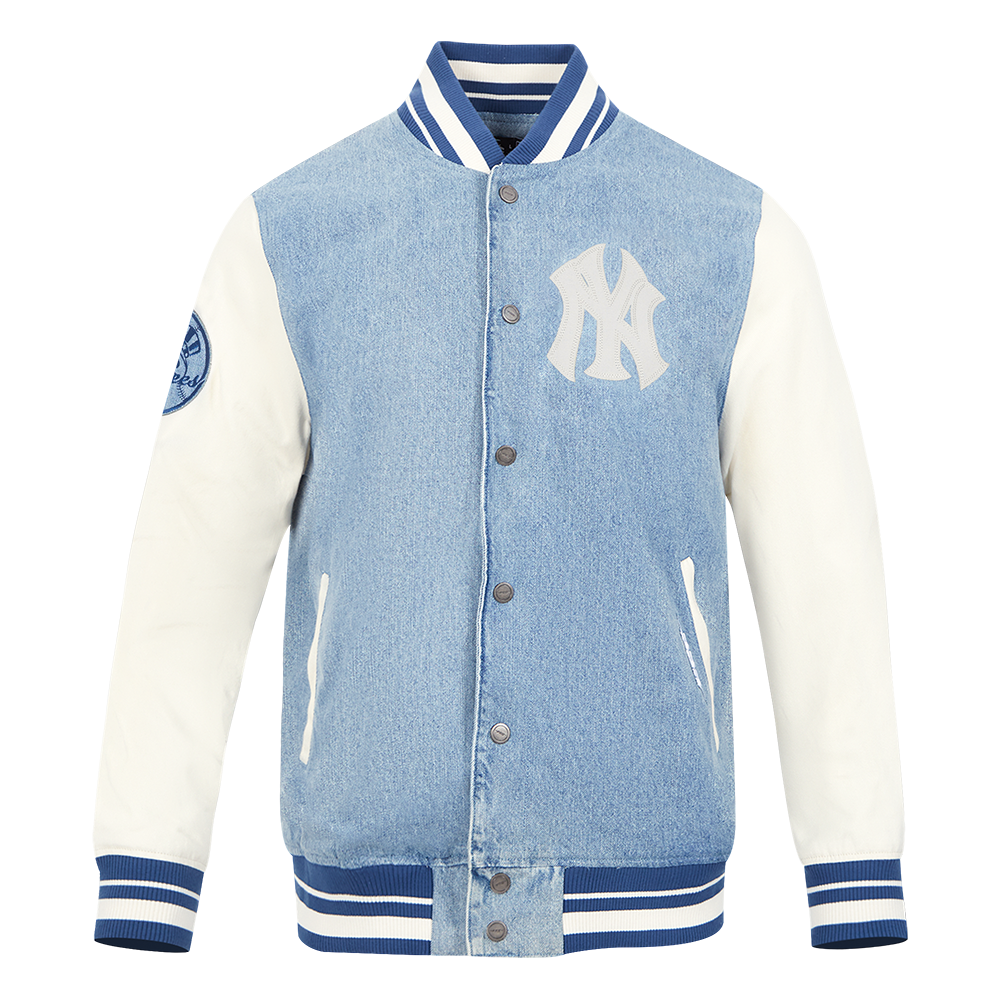 CHAMARRA DE MEZCLILLA MLB NEW YORK YANKEES VARSITY BLUES