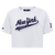 MANGA CORTA MLB NEW YORK YANKEES SCRIPT TAIL PARA MUJER