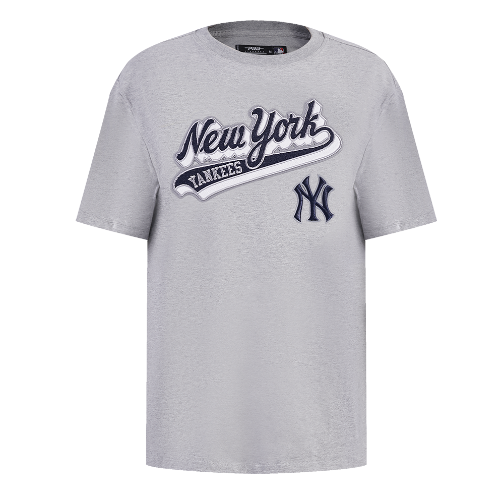 MANGA CORTA BOYFRIEND MLB NEW YORK YANKEES SCRIPT TAIL PARA MUJER