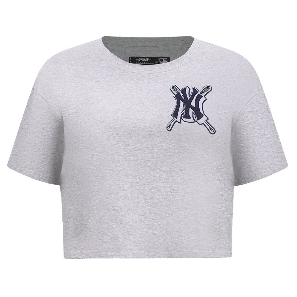 MANGA CORTA CROP MLB NEW YORK YANKEES MASH UP PARA MUJER