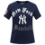 PLAYERA CORTE LARGO MLB NEW YORK YANKEES OLD ENGLISH PARA MUJER