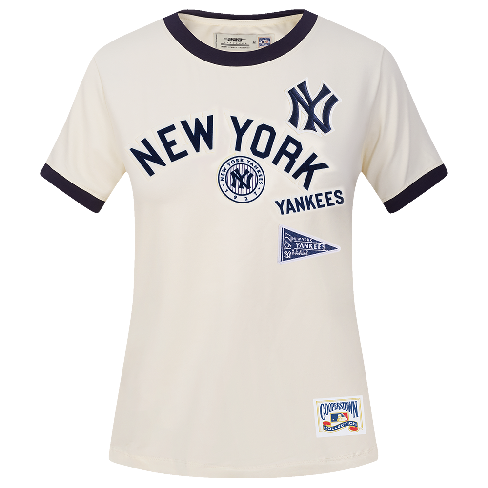 MANGA CORTA MLB NEW YORK YANKEES RETRO CASCADE PARA MUJER