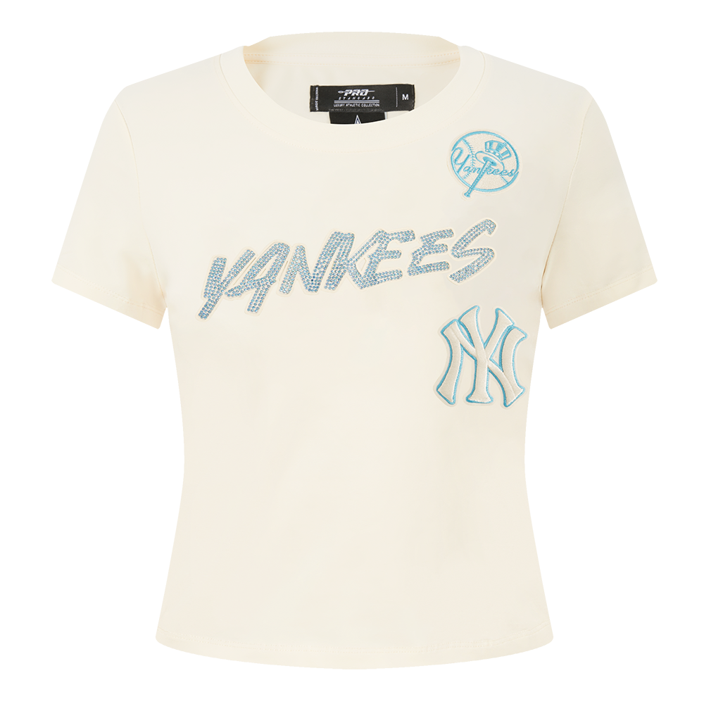MANGA CORTA MLB NEW YORK YANKEES HIGH IMPACT PARA MUJER