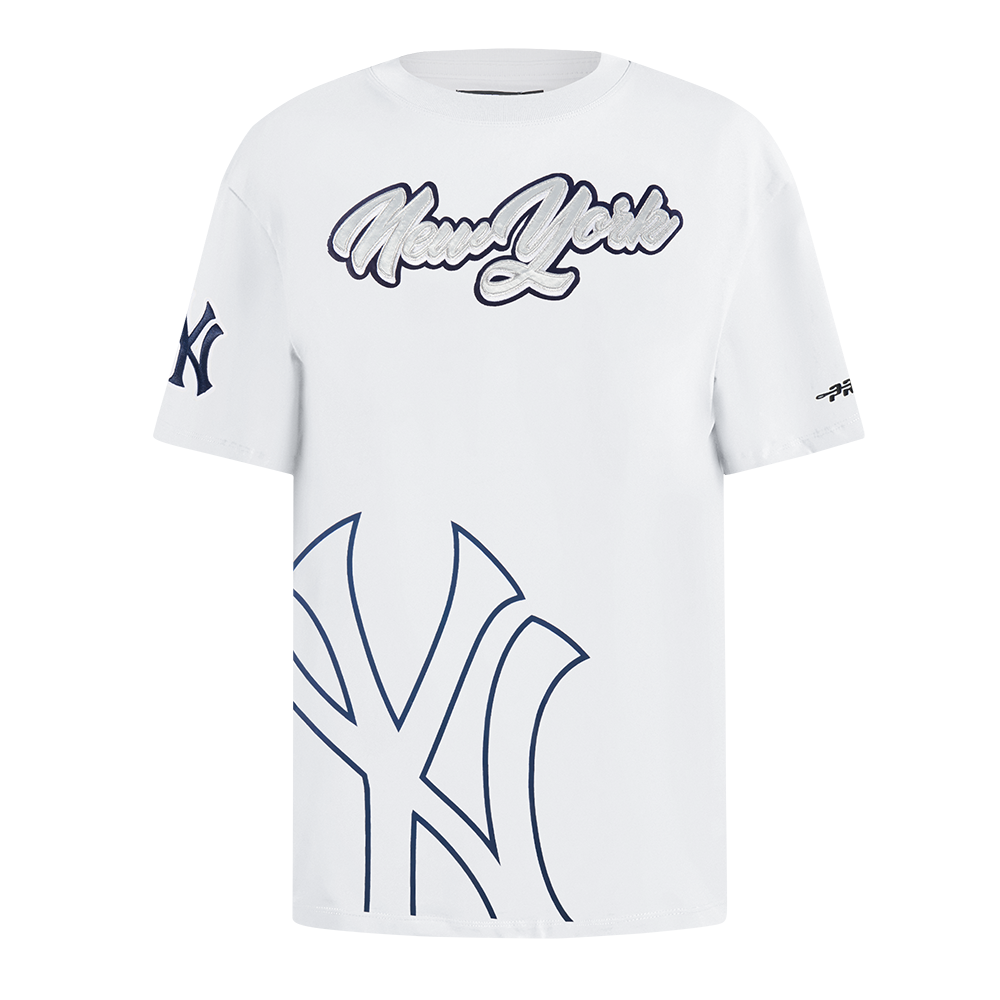 MANGA CORTA BOYFRIEND MLB NEW YORK YANKEES SHEER INFLUENCE PARA MUJER