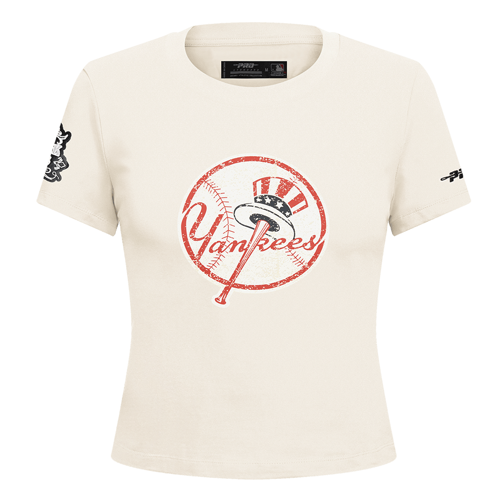 MANGA CORTA MLB NEW YORK YANKEES REBEL ATHLETICS PARA MUJER