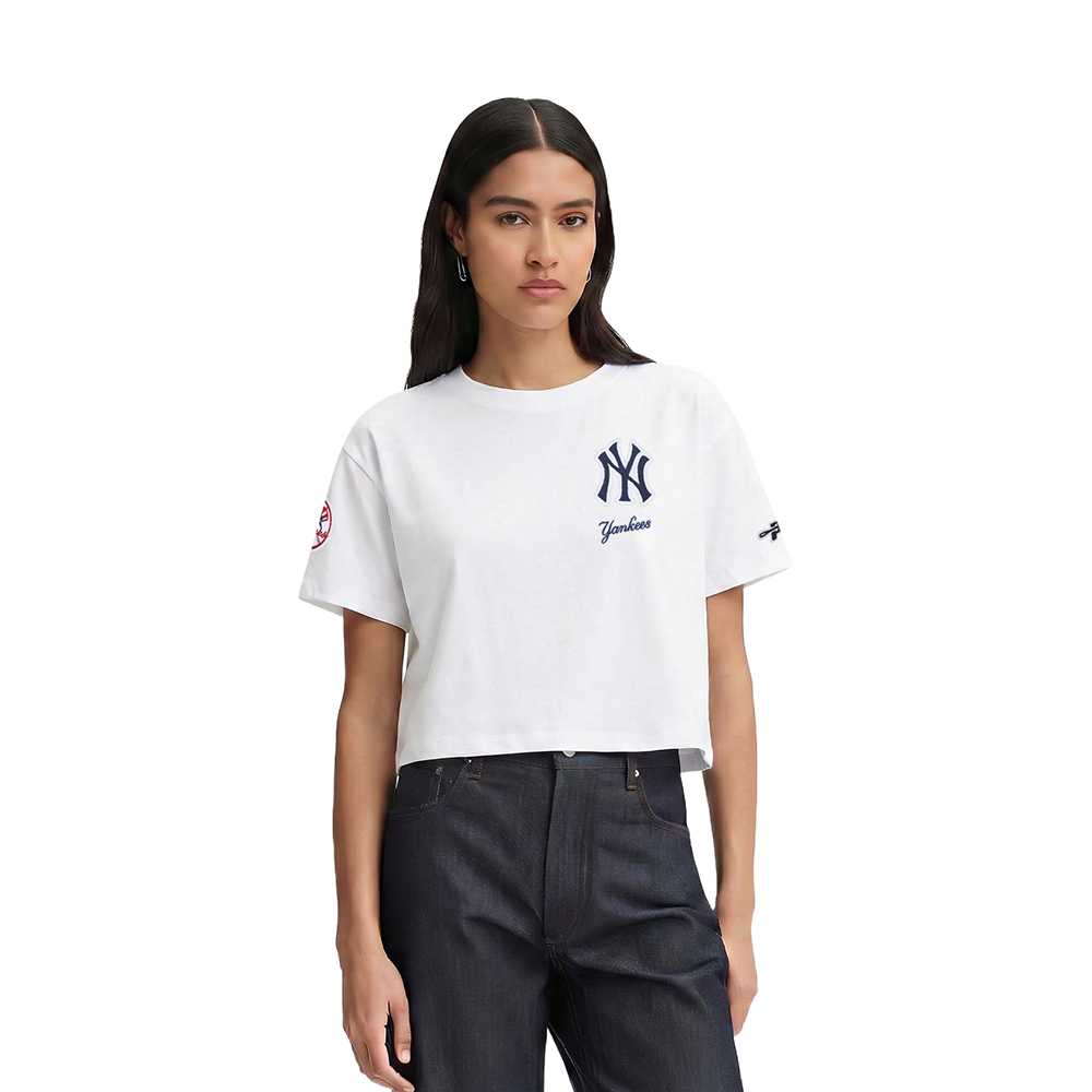 MANGA CORTA MLB NEW YORK YANKEES CLASSIC CHENILLE PARA MUJER