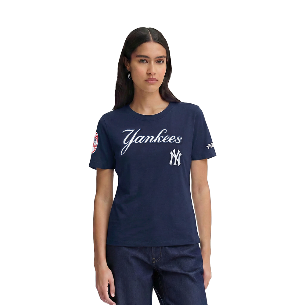 MANGA CORTA MLB NEW YORK YANKEES CLASSIC CHENILLE PARA MUJER