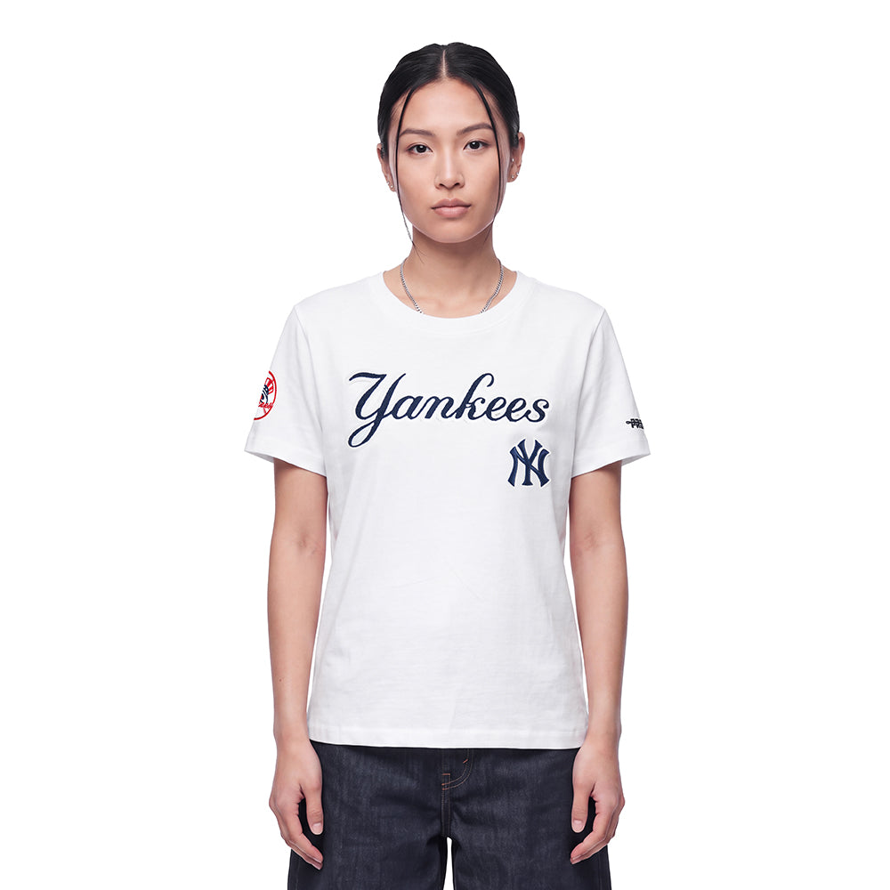 MANGA CORTA MLB NEW YORK YANKEES CLASSIC CHENILLE PARA MUJER