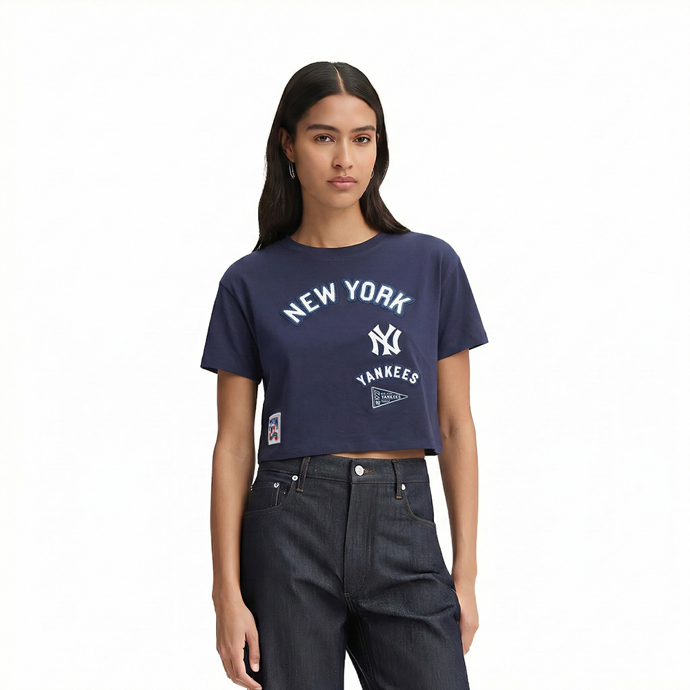 MANGA CORTA MLB NEW YORK YANKEES RETRO CLASSICS PARA MUJER