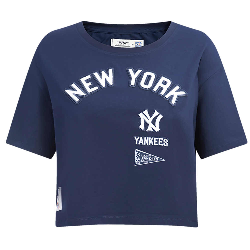 MANGA CORTA CROP MLB NEW YORK YANKEES RETRO CLASSICS PARA MUJER