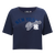 MANGA CORTA CROP MLB NEW YORK YANKEES SCRIPT PARA MUJER