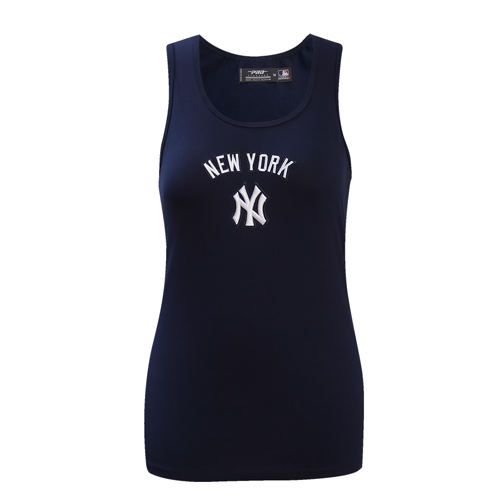 SIN MANGAS DE CORTE RELAJADO MLB NEW YORK YANKEES CLASSIC ESSENTIALS PARA MUJER