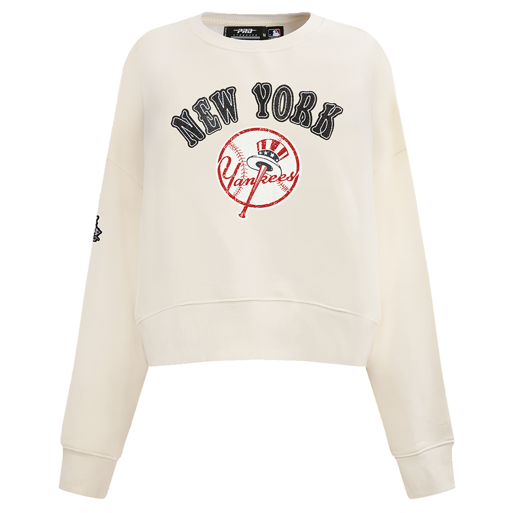 SUDADERA DE CUELLO REDONDO MLB NEW YORK YANKEES REBEL ATHLETICS PARA MUJER