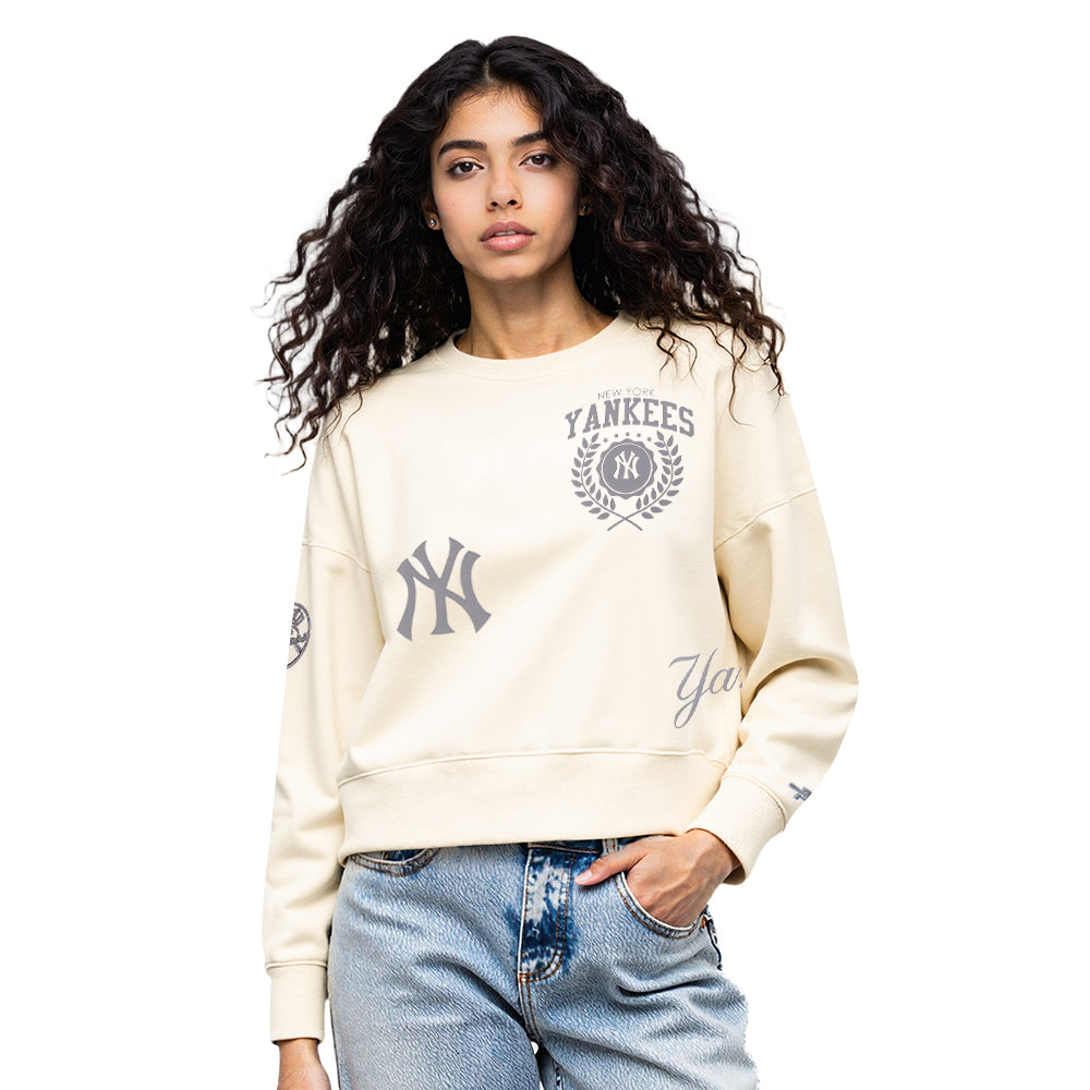 SUDADERA DE CUELLO REDONDO MLB NEW YORK YANKEES STREET TEAM PARA MUJER
