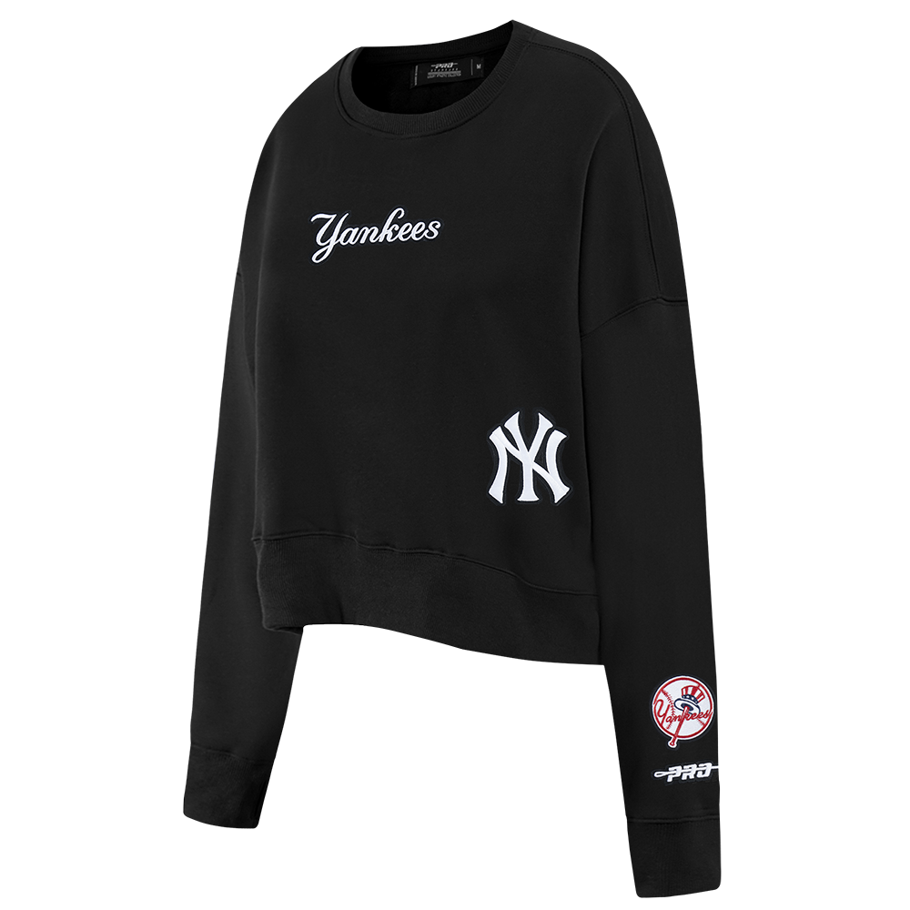 SUDADERA DE CUELLO REDONDO MLB NEW YORK YANKEES WINGSPAN PARA MUJER