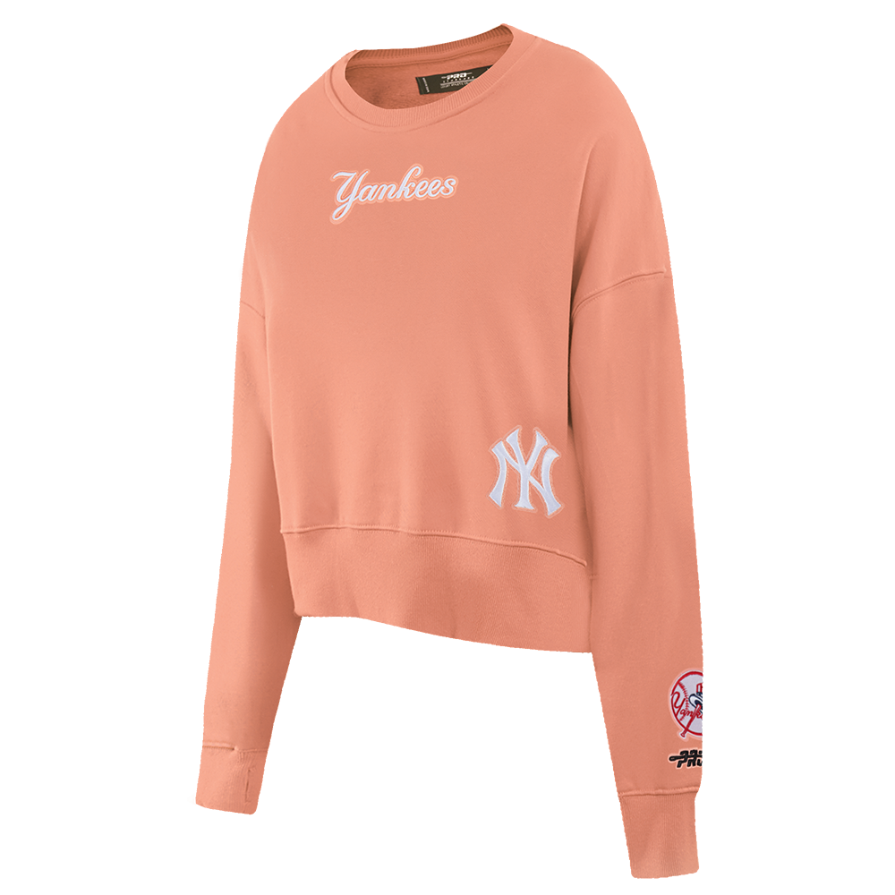 SUDADERA DE CUELLO REDONDO MLB NEW YORK YANKEES WINGSPAN PARA MUJER
