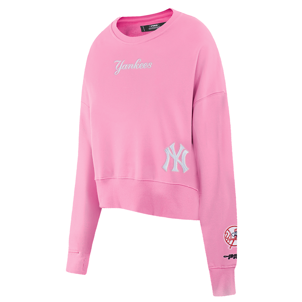 SUDADERA DE CUELLO REDONDO MLB NEW YORK YANKEES WINGSPAN PARA MUJER