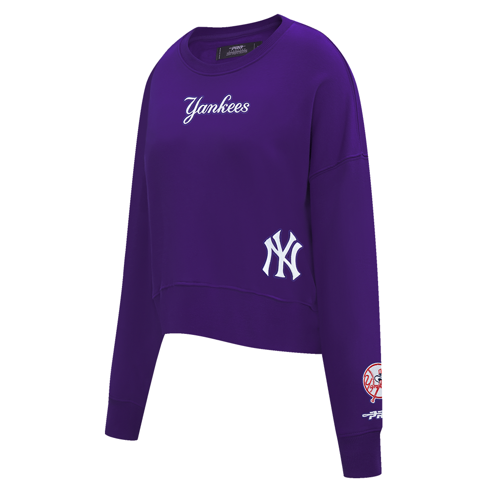 SUDADERA DE CUELLO REDONDO MLB NEW YORK YANKEES WINGSPAN PARA MUJER