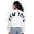 SUDADERA DE CUELLO REDONDO MLB NEW YORK YANKEES WINGSPAN PARA MUJER