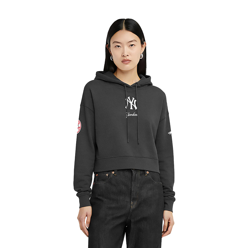 SUDADERA CON GORRO MLB NEW YORK YANKEES CLASSIC CHENILLE PARA MUJER