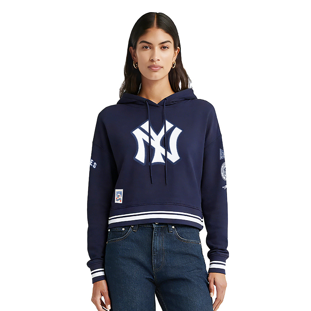 SUDADERA CON GORRO MLB NEW YORK YANKEES RETRO CLASSICS PARA MUJER