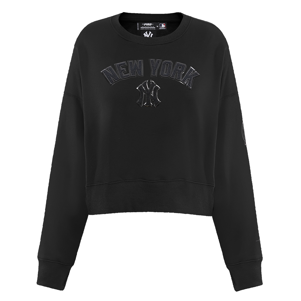 SUDADERA DE CUELLO REDONDO MLB NEW YORK YANKEES CLASSIC 3BK PARA MUJER