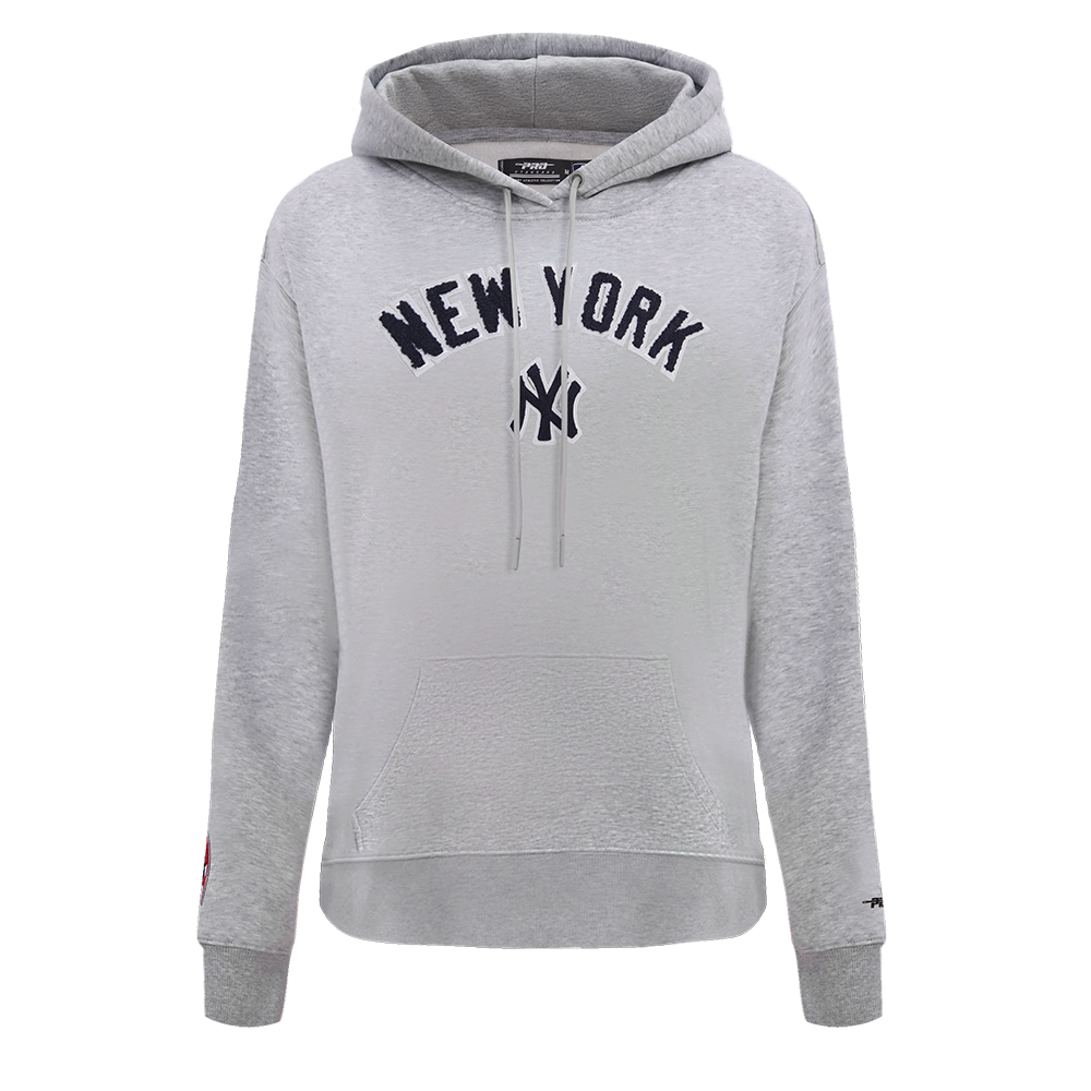 SUDADERA CON GORRO MLB NEW YORK YANKEES CLASSIC ESSENTIALS PARA MUJER