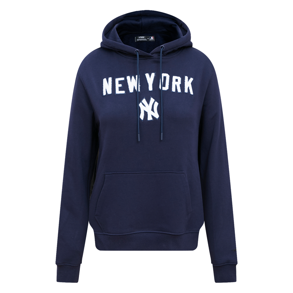 SUDADERA CON GORRO MLB NEW YORK YANKEES CLASSIC ESSENTIALS PARA MUJER