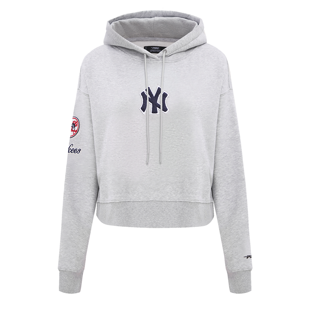 SUDADERA CON GORRO MLB NEW YORK YANKEES CLASSIC ESSENTIALS PARA MUJER