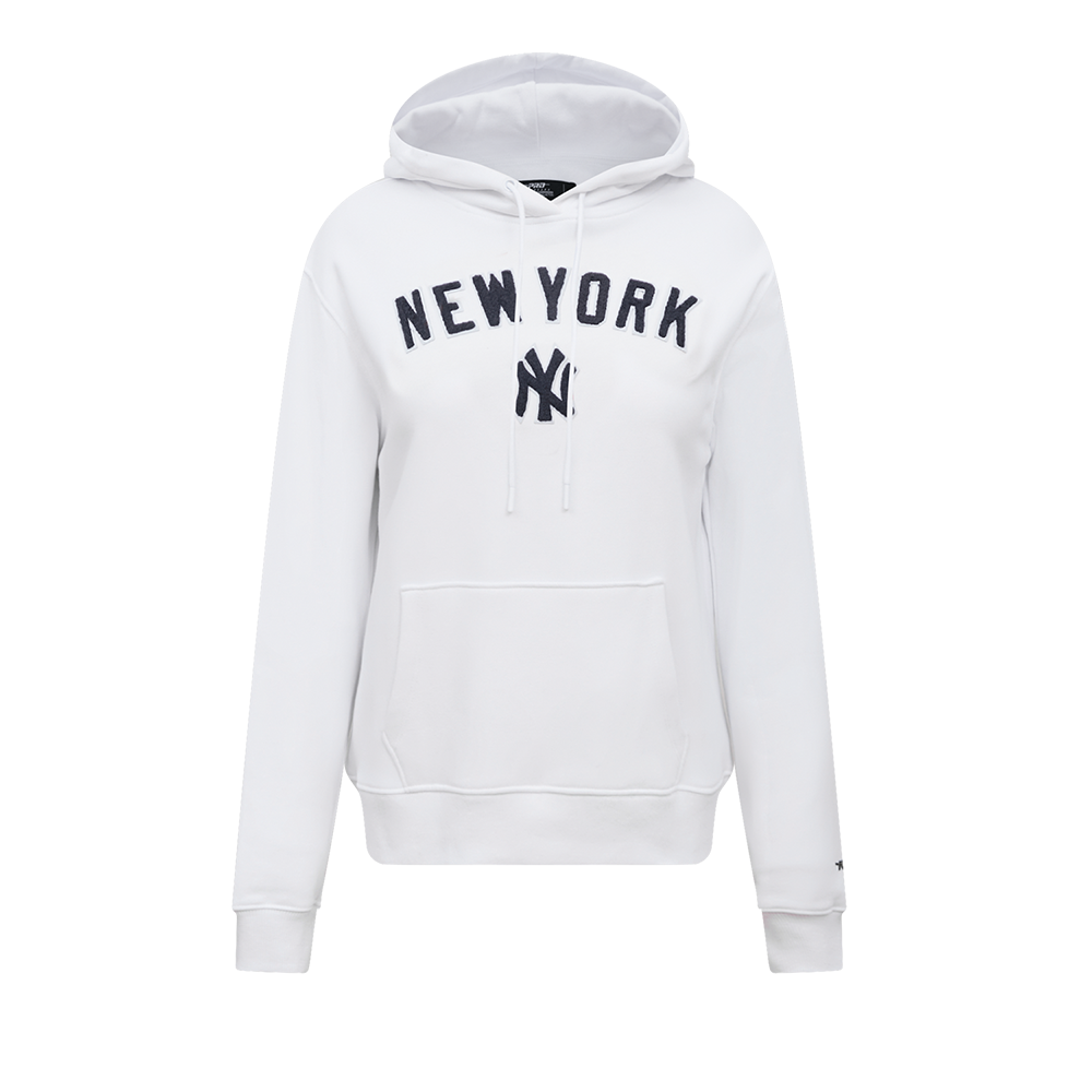 SUDADERA CON GORRO MLB NEW YORK YANKEES CLASSIC ESSENTIALS PARA MUJER