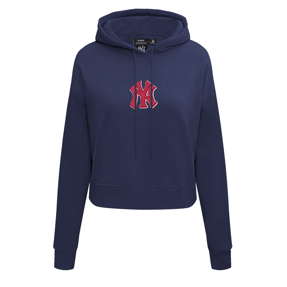 SUDADERA CON GORRO MLB NEW YORK YANKEES PINK CLOUD PARA MUJER