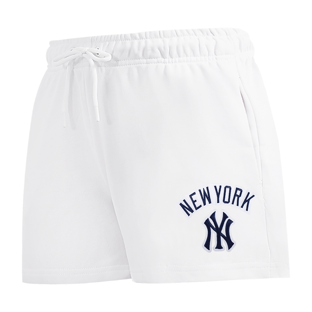SHORTS DE ALGODÓN MLB NEW YORK YANKEES CLASSIC ESSENTIALS PARA MUJER