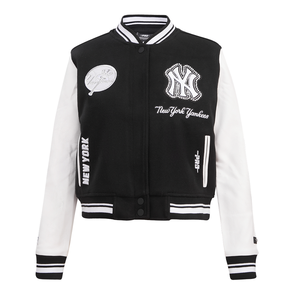 CHAMARRA UNIVERSITARIA MLB NEW YORK YANKEES PEARLS PARA MUJER