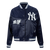 CHAMARRA DE SATÍN MLB NEW YORK YANKEES OLD ENGLISH PARA MUJER