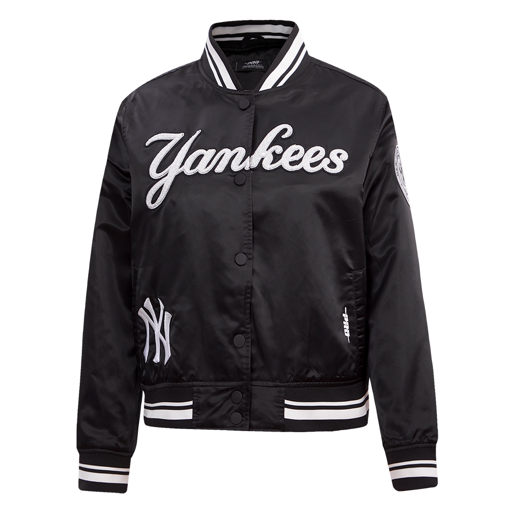 CHAMARRA DE SATÉN MLB NEW YORK YANKEES PEARLS PARA MUJER