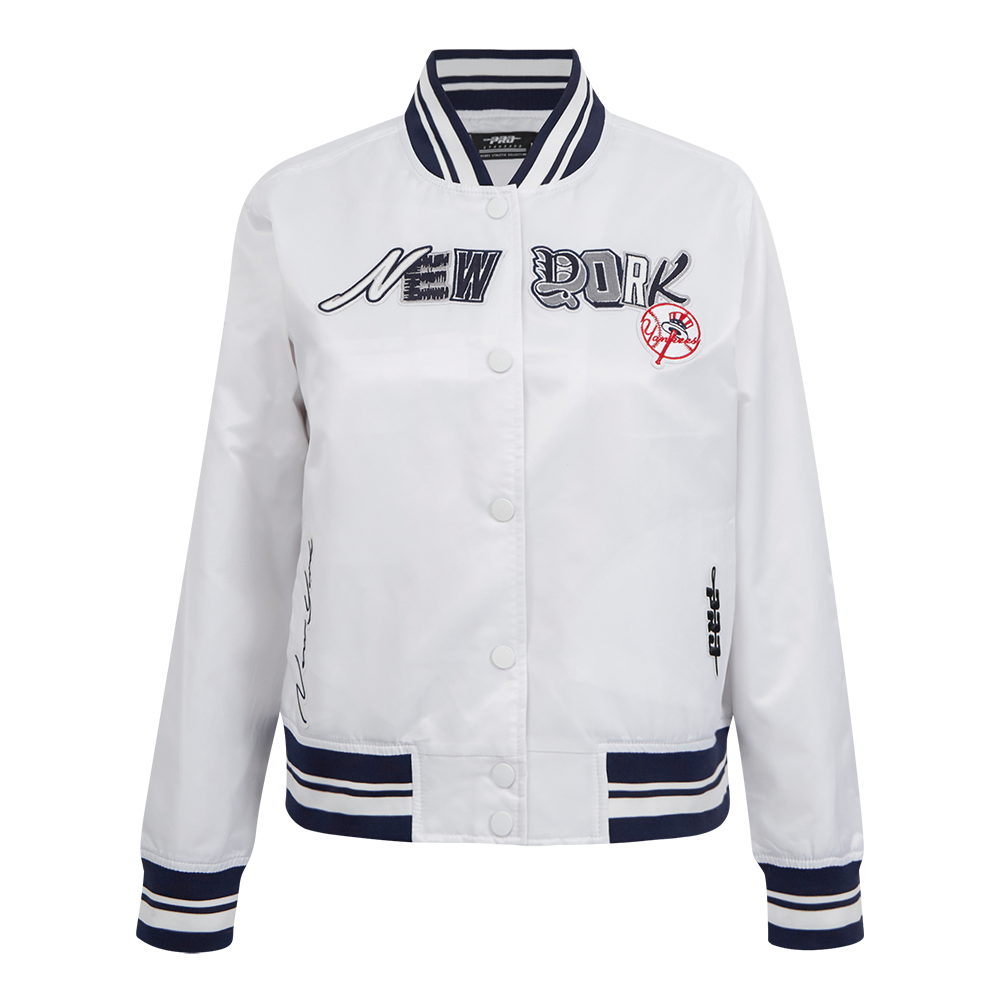 CHAMARRA DE SATÍN MLB NEW YORK YANKEES CITY RANSOM PARA MUJER