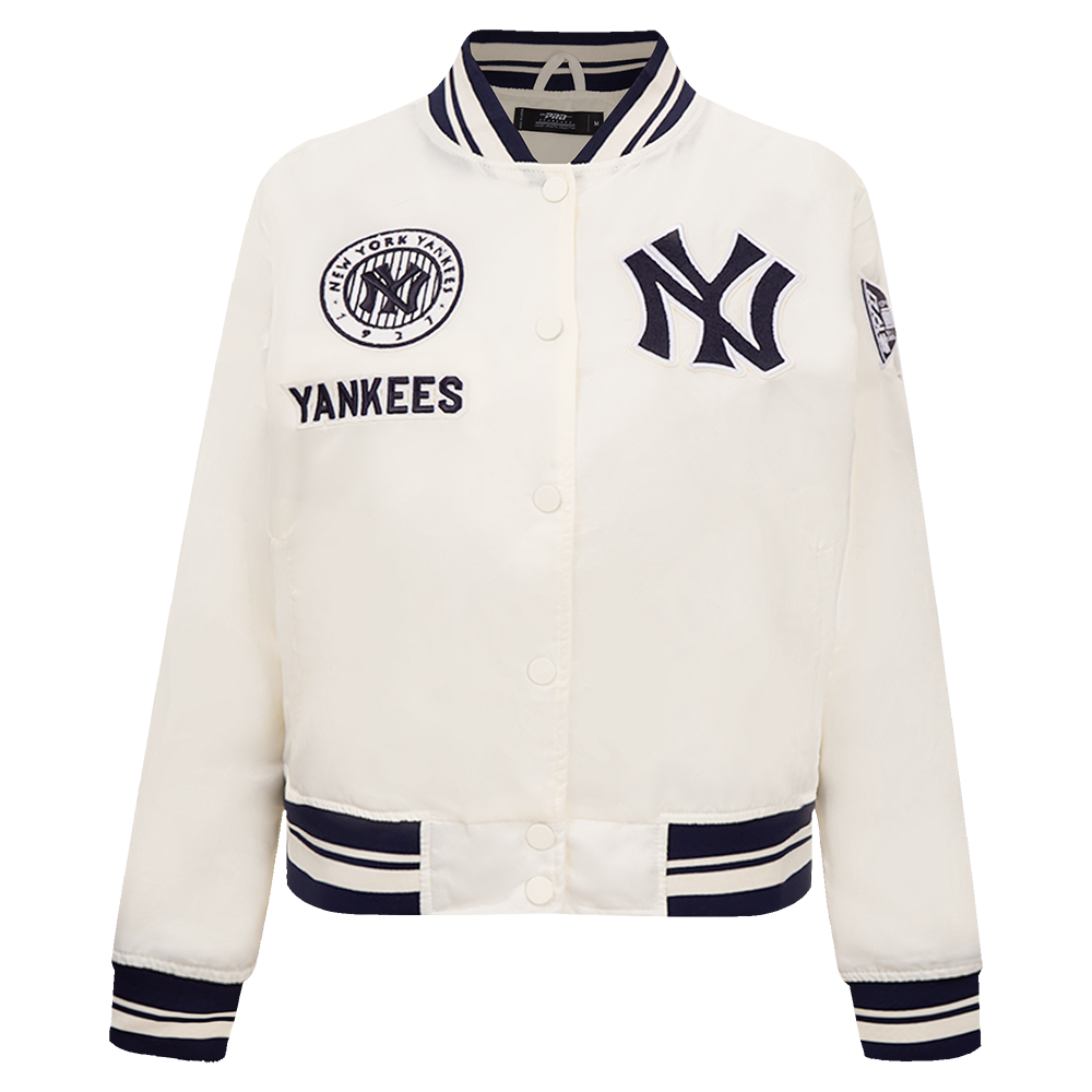 CHAMARRA DE SATÍN MLB NEW YORK YANKEES RETRO CLASSICS PARA MUJER