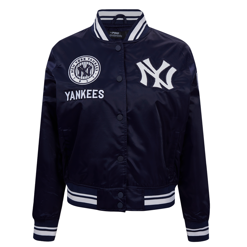 CHAMARRA DE SATÍN MLB NEW YORK YANKEES RETRO CLASSICS PARA MUJER