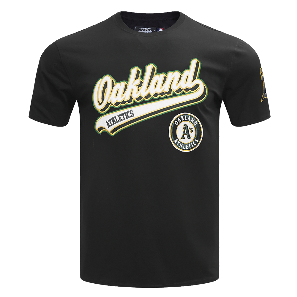 MANGA CORTA MLB OAKLAND ATHLETICS SCRIPT TAIL