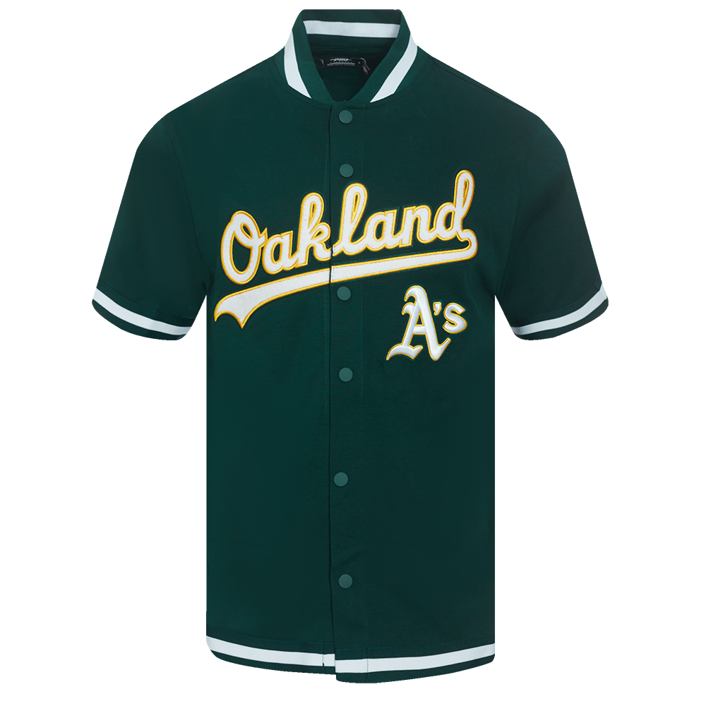SOBRECAMISA DE MANGA CORTA MLB OAKLAND ATHLETICS CLASSIC CHENILLE