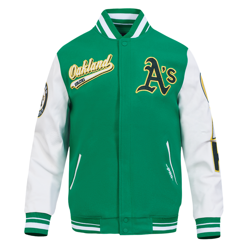 CHAMARRA UNIVERSITARIA MLB OAKLAND ATHLETICS SCRIPT TAIL