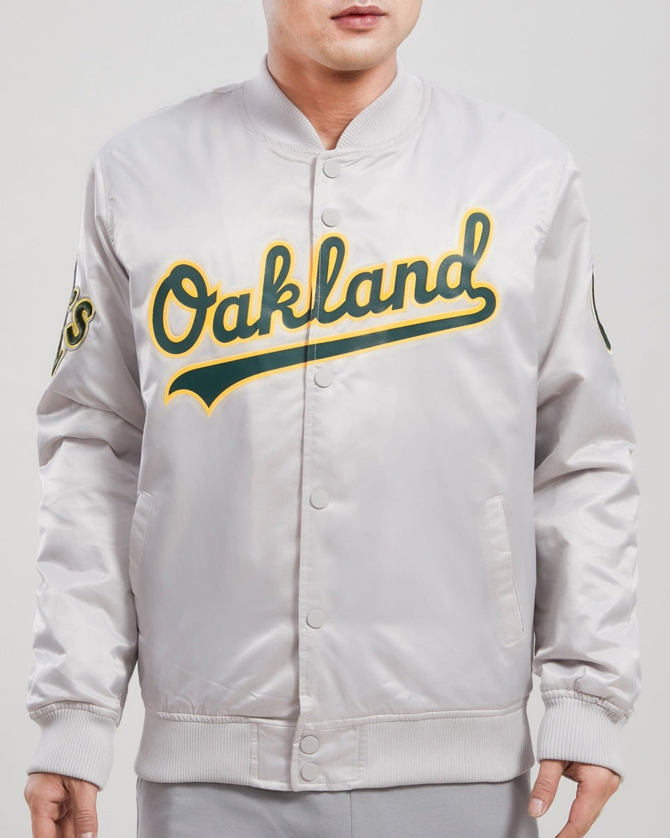 CHAMARRA DE SATÍN MLB OAKLAND ATHLETICS CLASSIC SATIN