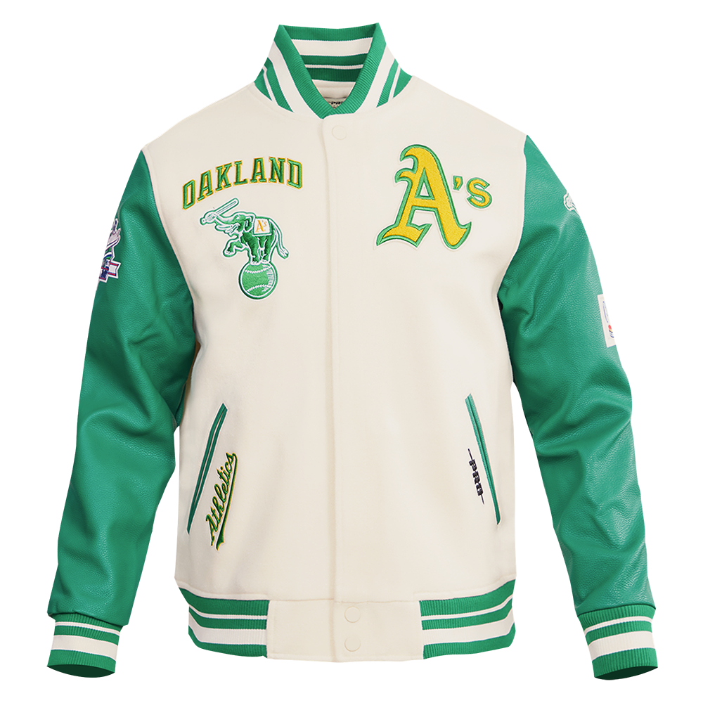 CHAMARRA UNIVERSITARIA MLB OAKLAND ATHLETICS RETRO CLASSICS