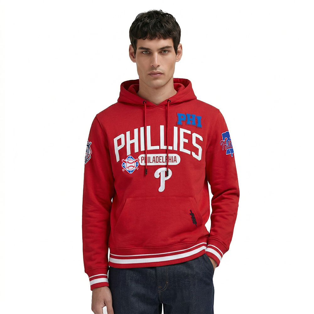 SUDADERA CON GORRO MLB PHILADELPHIA PHILLIES LETTERMAN