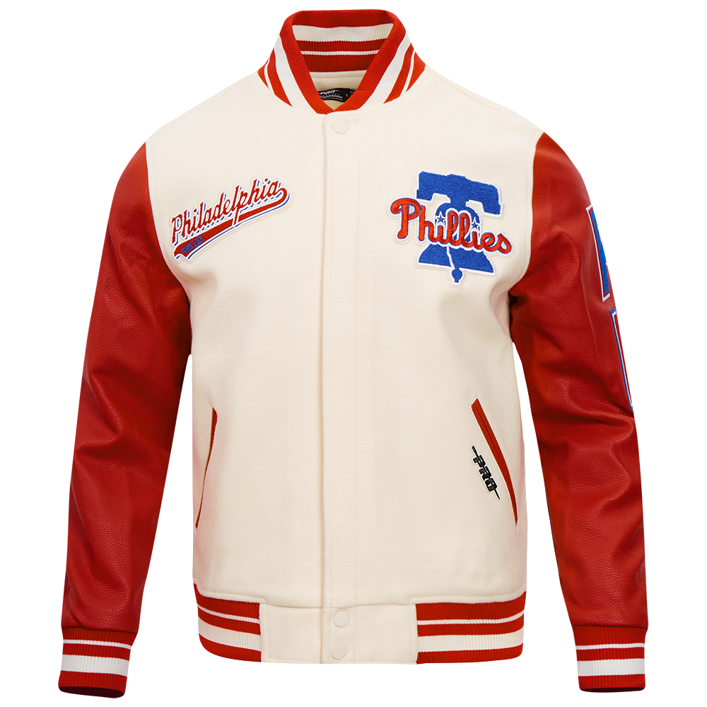 CHAMARRA UNIVERSITARIA MLB PHILADELPHIA PHILLIES SCRIPT TAIL