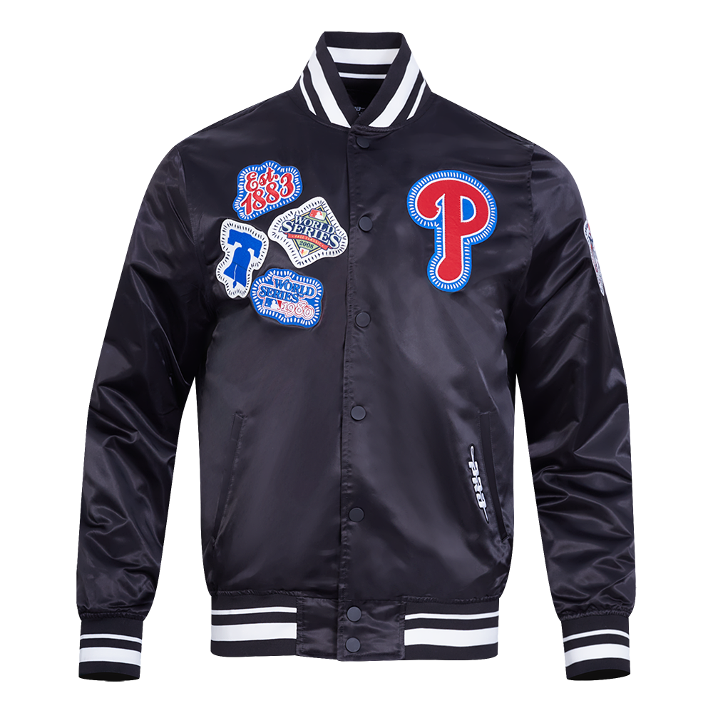 CHAMARRA DE SATÍN MLB PHILADELPHIA PHILLIES DIY PICK STITCH