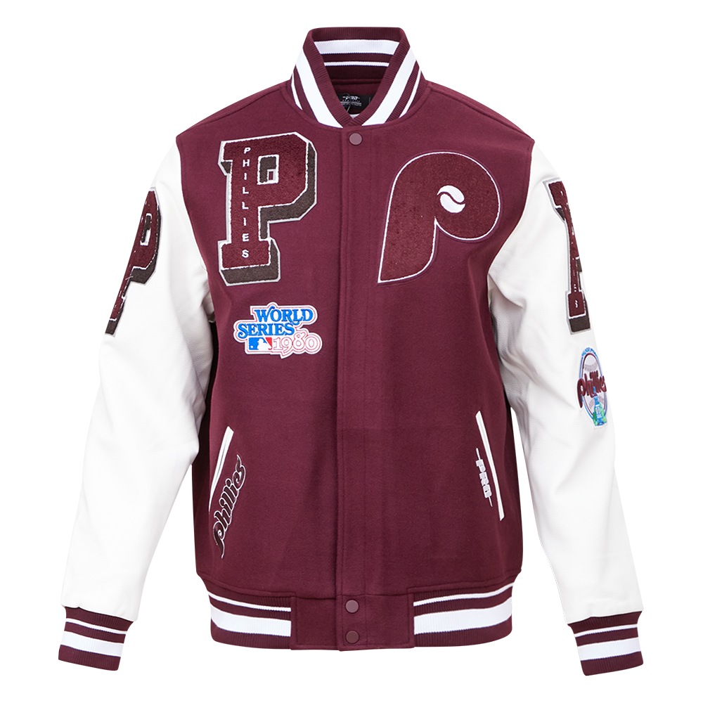 CHAMARRA UNIVERSITARIA MLB PHILADELPHIA PHILLIES MASH UP