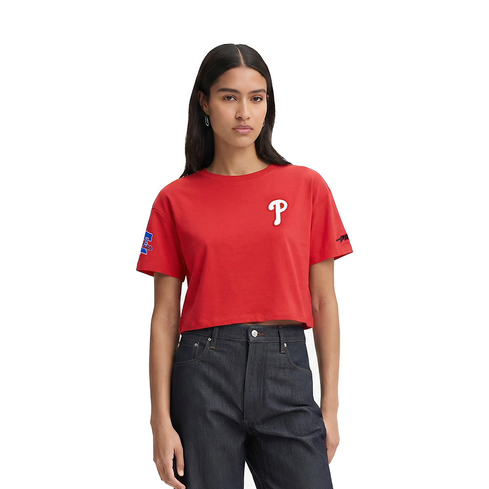 MANGA CORTA MLB PHILADELPHIA PHILLIES CLASSIC CHENILLE PARA MUJER