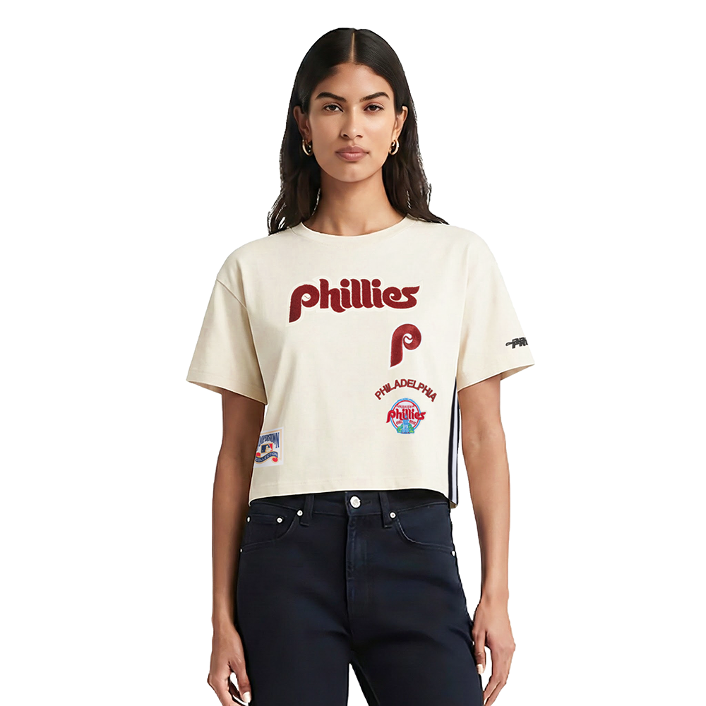 MANGA CORTA MLB PHILADELPHIA PHILLIES RETRO CLASSICS PARA MUJER