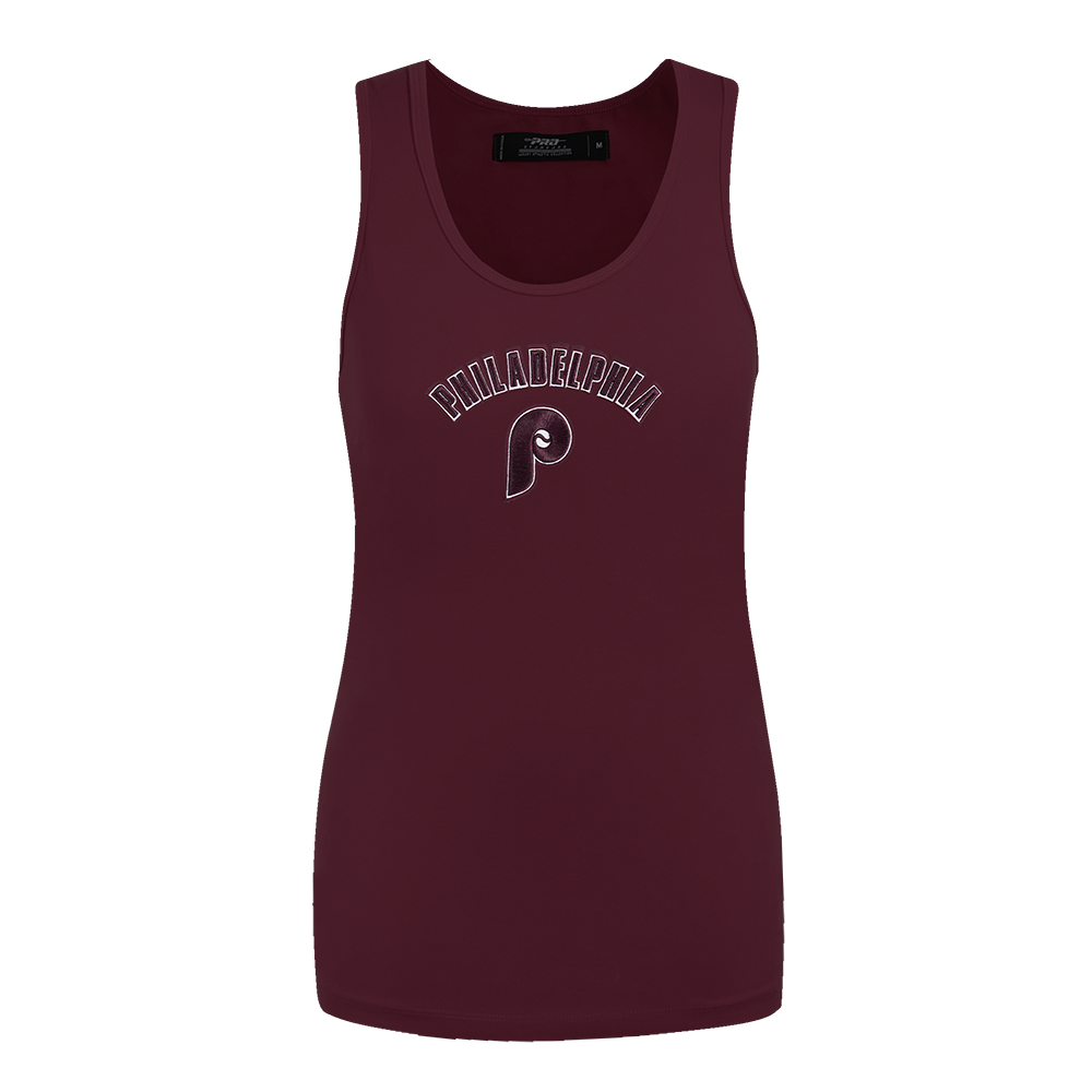 SIN MANGAS DE CORTE RELAJADO MLB PHILADELPHIA PHILLIES CLASSIC ESSENTIALS PARA MUJER